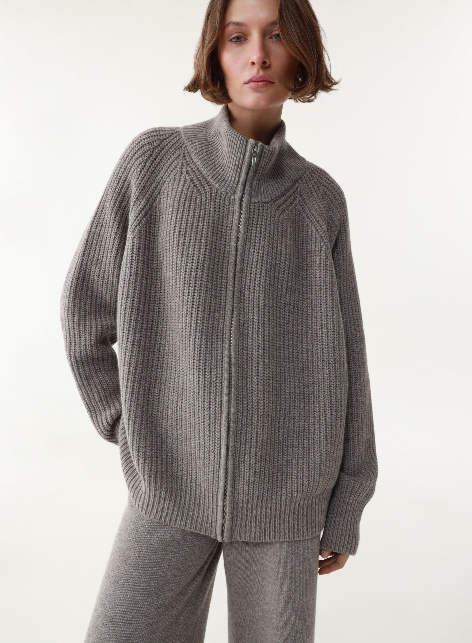 REGENT ELBOW-PATCH CARDIGAN